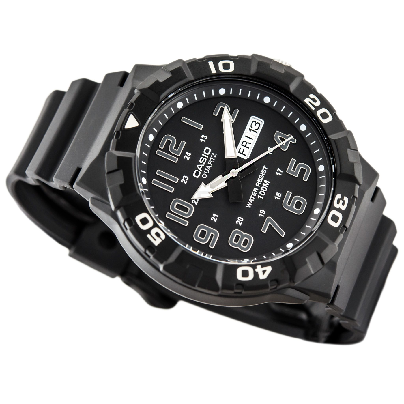 Casio Orologio Uomo MRW-210HB-1BVCF – Analogico, Quadrante 53mm, Giorno/Data, 100m Water Resistant