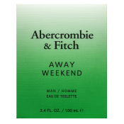 Abercrombie & Fitch Away Weekend Man woda toaletowa dla mężczyzn 100 ml