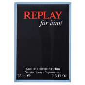 Replay For Him toaletná voda pre mužov 75 ml
