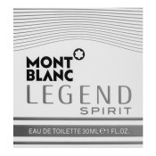 Mont Blanc Legend Spirit Eau de Toilette bărbați 30 ml