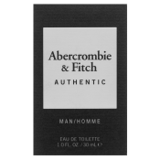 Abercrombie & Fitch Authentic Man Eau de Toilette bărbați 30 ml