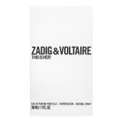 Zadig & Voltaire This is Her! Eau de Parfum da donna 30 ml
