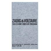 Zadig & Voltaire This is Him! Vibes Of Freedom Eau de Toilette para hombre 50 ml
