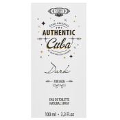 Cuba Authentic Dark Eau de Toilette para hombre 100 ml
