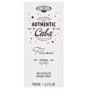 Cuba Authentic Flame Eau de Toilette da uomo 100 ml