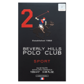 Beverly Hills Polo Club 2 Sport Eau de Toilette da uomo 100 ml