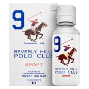 Beverly Hills Polo Club 9 Sport Eau de Toilette para hombre 100 ml