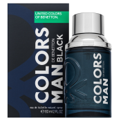 Benetton Colors de Benetton Man Black Eau de Toilette da uomo 60 ml