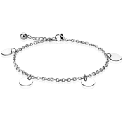 Karkötő sebészeti acélból kerek medálokkal