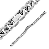 Brățară bărbătească din oțel chirurgical cu model gravat