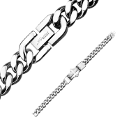 Мъжка гривна от хирургическа стомана с дизайн на кръст