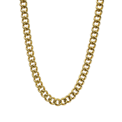 Verižica zlate barve iz kirurškega jekla s klasičnim zapenjanjem