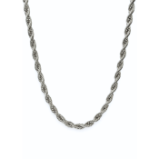 Верижка от хирургическа стомана, усукана, със закопчалка карабинер