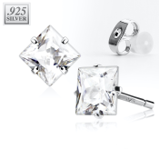 Обеци от сребро 925 с кубичен цирконий