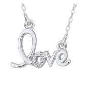 Colier din argint cu diamant