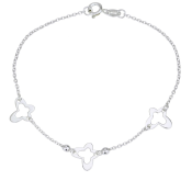 Сребърна гривна с висулки