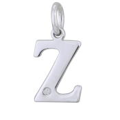 Pandantiv din argint cu diamant