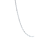 Catena d'argento, design delicato