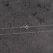 Catena d'argento, design delicato