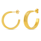 Medál fülbevaló, körök