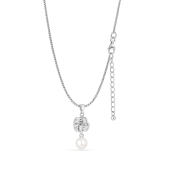 Colier din argint cu perle