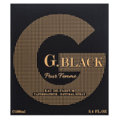 Paris Corner G. Black Pour Femme Eau de Parfum da donna 100 ml