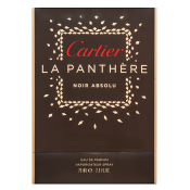 Cartier La Panthère Noir Absolu Eau de Parfum nőknek 75 ml