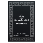 Sergio Tacchini Pure Black Eau de Toilette para hombre 100 ml
