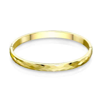 Brățară aurie din oțel chirurgical cu suprafață mată