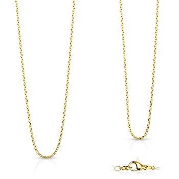 Верижка от хирургическа стомана, деликатен дизайн, закопчаване