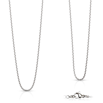 Верижка от хирургическа стомана, деликатен дизайн, закопчаване