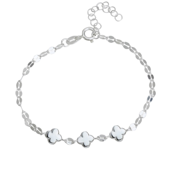 Сребърна гривна с висулки