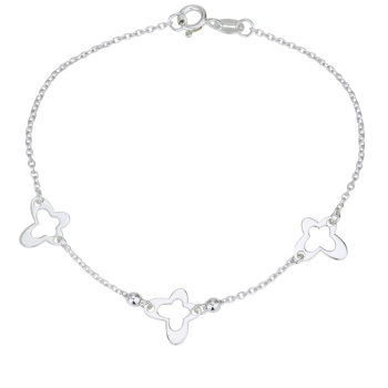 Сребърна гривна с висулки