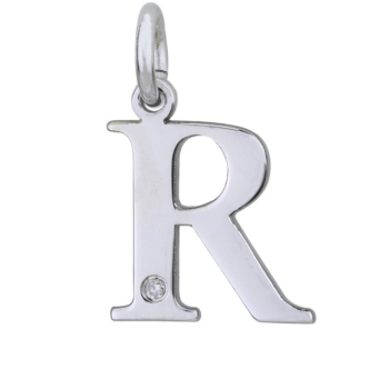 Pandantiv din argint cu diamant