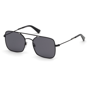 Occhiali Da Sole Bambino Diesel DL0306 01A – Stile Aviatore Nero, Lenti Solide, Protezione UV 100% - Foto 1