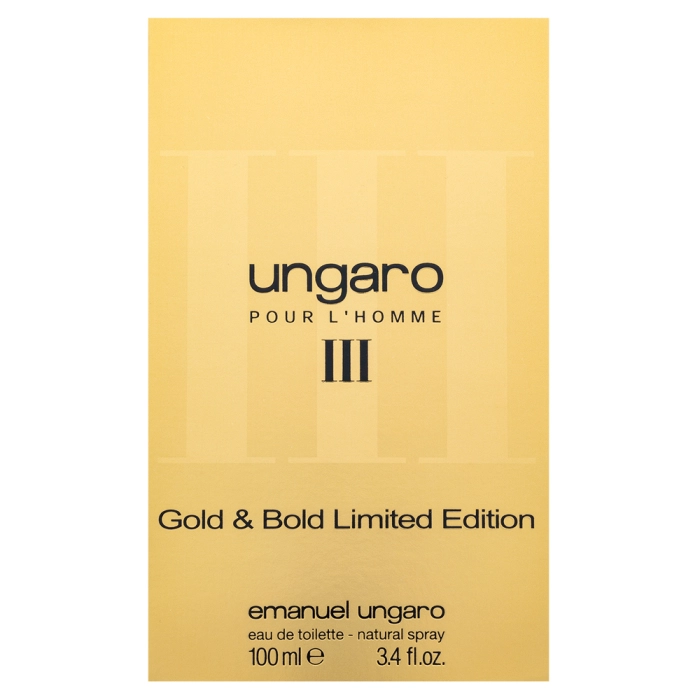 Emanuel Ungaro Homme III Gold & Bold Limited Edition тоалетна вода за мъже 100 ml