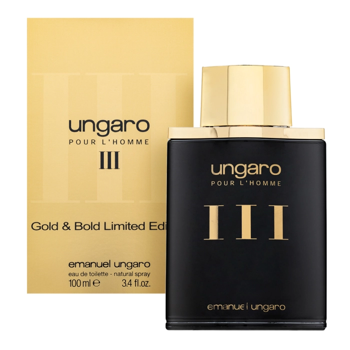 Emanuel Ungaro Homme III Gold & Bold Limited Edition тоалетна вода за мъже 100 ml