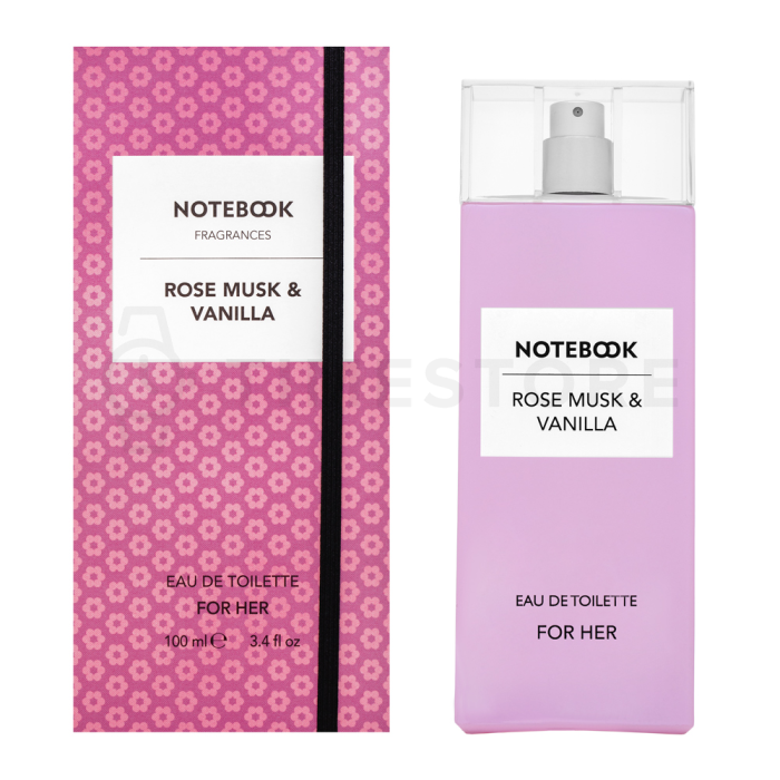 Aquolina Notebook - Rose Musk & Vanilla Eau de Toilette para mujer 100 ml
