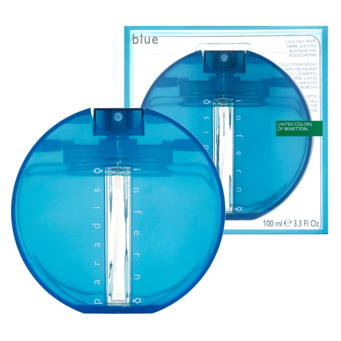 Benetton Inferno Paradiso Blue Man Eau de Toilette da uomo 100 ml