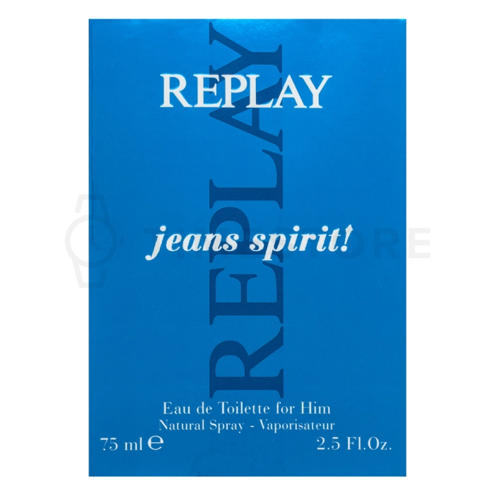 Replay Jeans Spirit! for Him Eau de Toilette bărbați 75 ml
