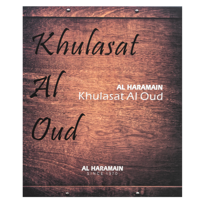 Al Haramain Khulasat Al Oud Eau de Parfum para hombre 100 ml