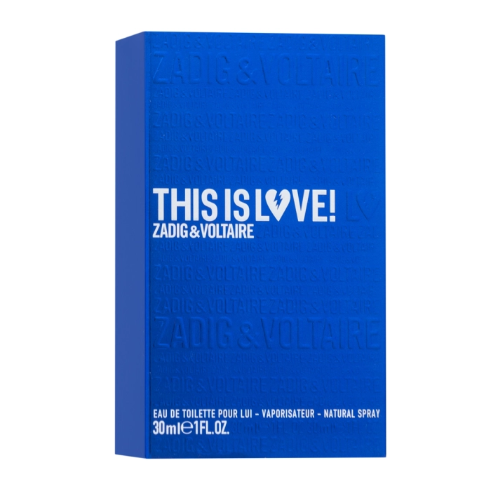 Zadig & Voltaire This is Love! for Him Eau de Toilette bărbați 30 ml