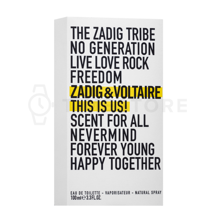 Zadig & Voltaire This is Us! Eau de Toilette uniszex 100 ml