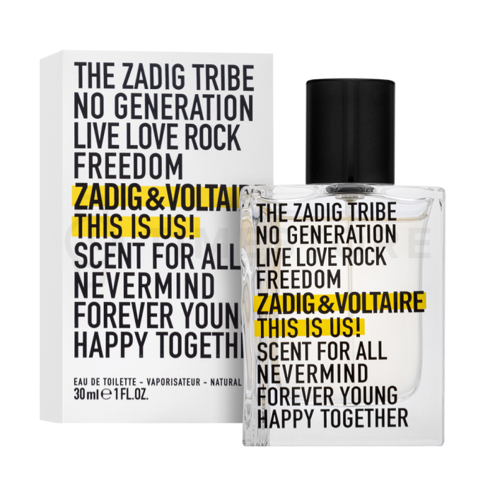 Zadig & Voltaire This is Us! Eau de Toilette uniszex 30 ml