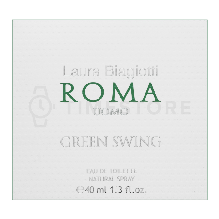 Laura Biagiotti Roma Uomo Green Swing Eau de Toilette férfiaknak 40 ml