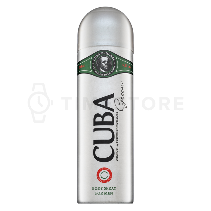 Cuba Green testápoló spray férfiaknak 200 ml