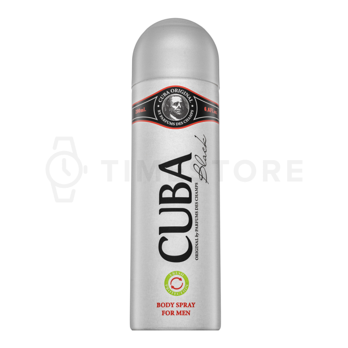 Cuba Black testápoló spray férfiaknak 200 ml