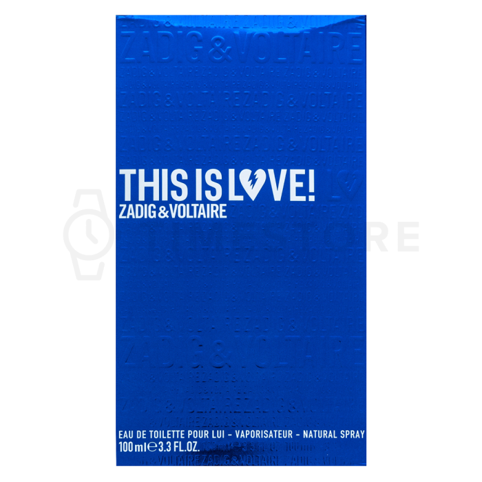 Zadig & Voltaire This is Love! for Him Eau de Toilette bărbați 100 ml