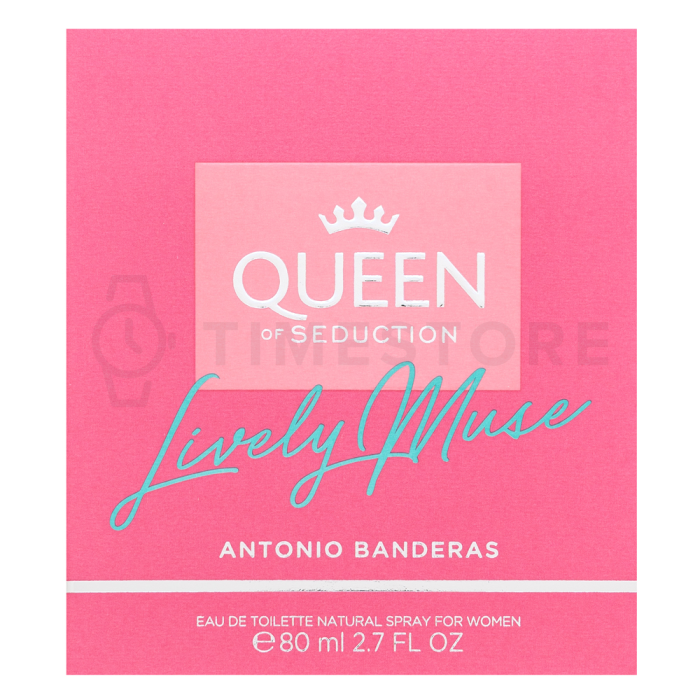 Antonio Banderas Queen Of Seduction Lively Muse Eau de Toilette para mujer 80 ml