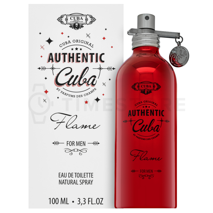 Cuba Authentic Flame Eau de Toilette da uomo 100 ml